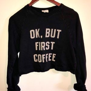 Cropped sweatshirt